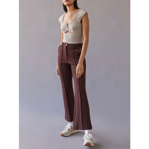 UO Isabella Ponte High Waisted Flare Pant - Picture 1 of 1